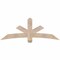 Ekena Millwork Alberta Smooth Timber Gable Bracket, Douglas Fir, 72"W x 27"H x 5 1/2"D x 5 1/2"F, 9/12 Pitch GBW072X27X0606ALB00SDF - alternate 1